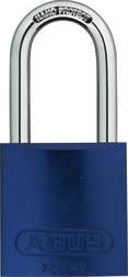 Kłódka aluminiowa 72AS/40HB40 blue KD